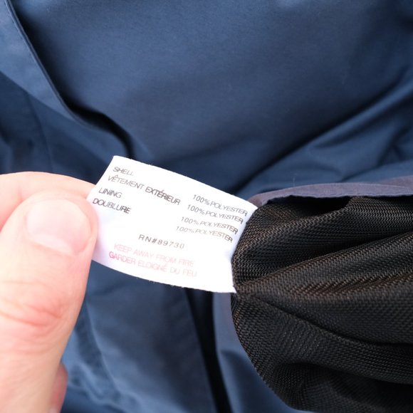 Vintage 90’s Mizuno Performance Wear Full Zip Windbreaker Jacket Navy Men's L - Picture 12 of 16